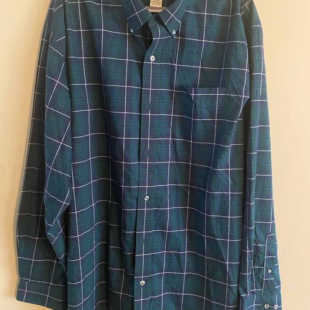 LL Bean Mens Long Sleeve Button Down Shirt